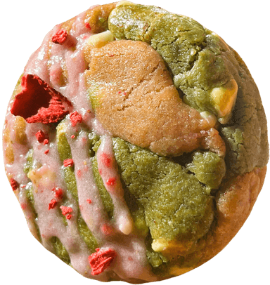 Strawberry Matcha cookie